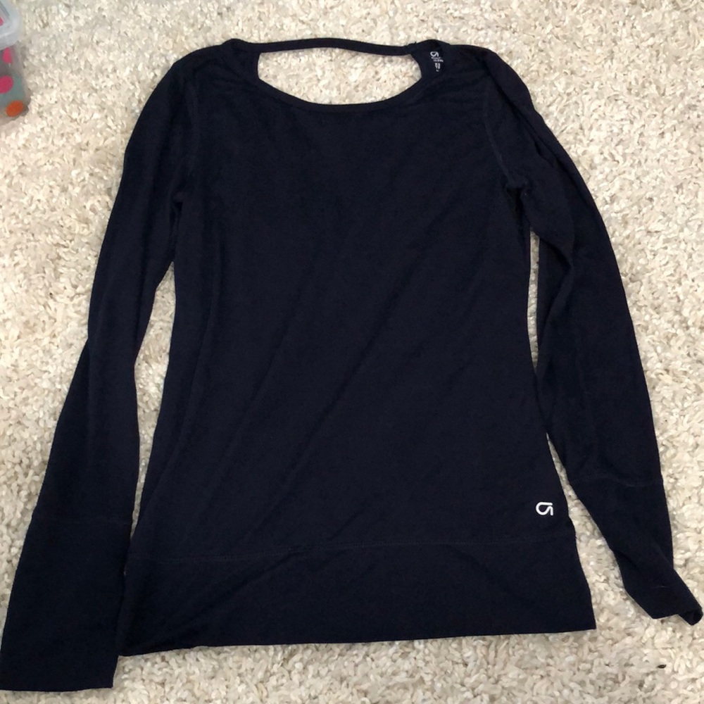 Gap fit long sleeve navy shirt